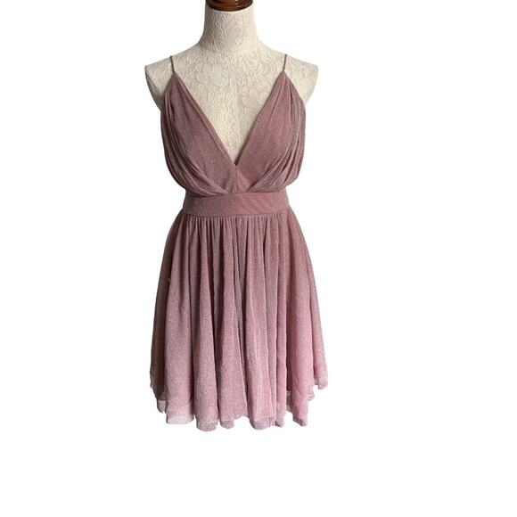 Windsor Kiernan Glittering Mesh Party Dress Sz M softgirl HOCO Y2K Holiday Party - Picture 9 of 13